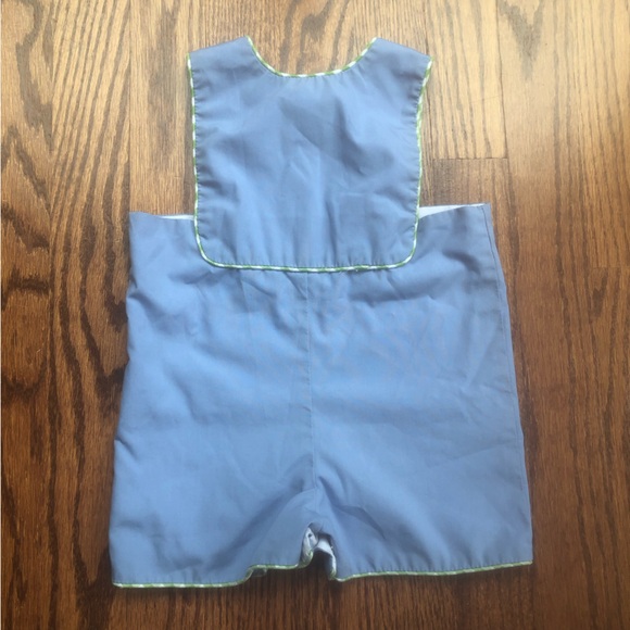 The Beaufort Bonnet Company Alligator Jon Jon Romper 0-6 Months - Picture 6 of 8